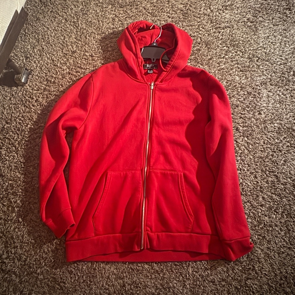 Forever 21 Vibrant Red Men's Hoodie